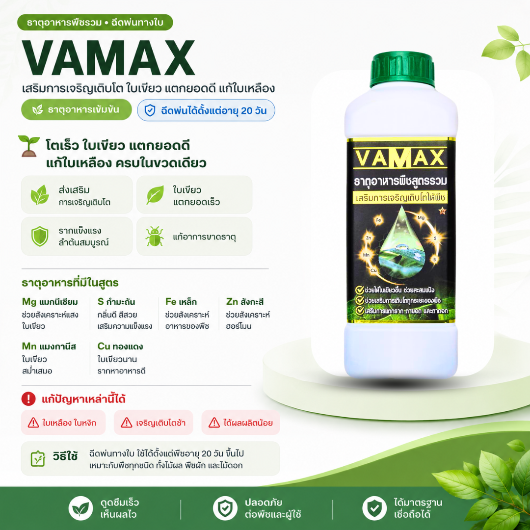 โปรคู่ vamax / cabmax 1 ลิตรแถม 1 ลิตร (เลือกสูตรได้) โปรคู่ vamax / cabmax 1 ลิตรแถม 1 ลิตร (เลือกสูตรได้)