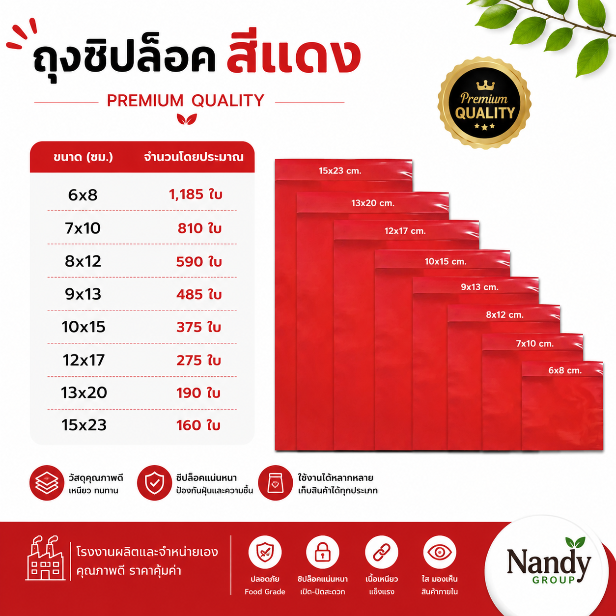 ถุงซิปสีแดง pe คุณภาพสูง แพ็ค 1 กิโลกรัม สำหรับเครื่องประดับและงานบรรจุภัณฑ์ ถุงซิปสีแดง pe คุณภาพสูง แพ็ค 1 กิโลกรัม สำหรับเครื่องประดับและงานบรรจุภัณฑ์