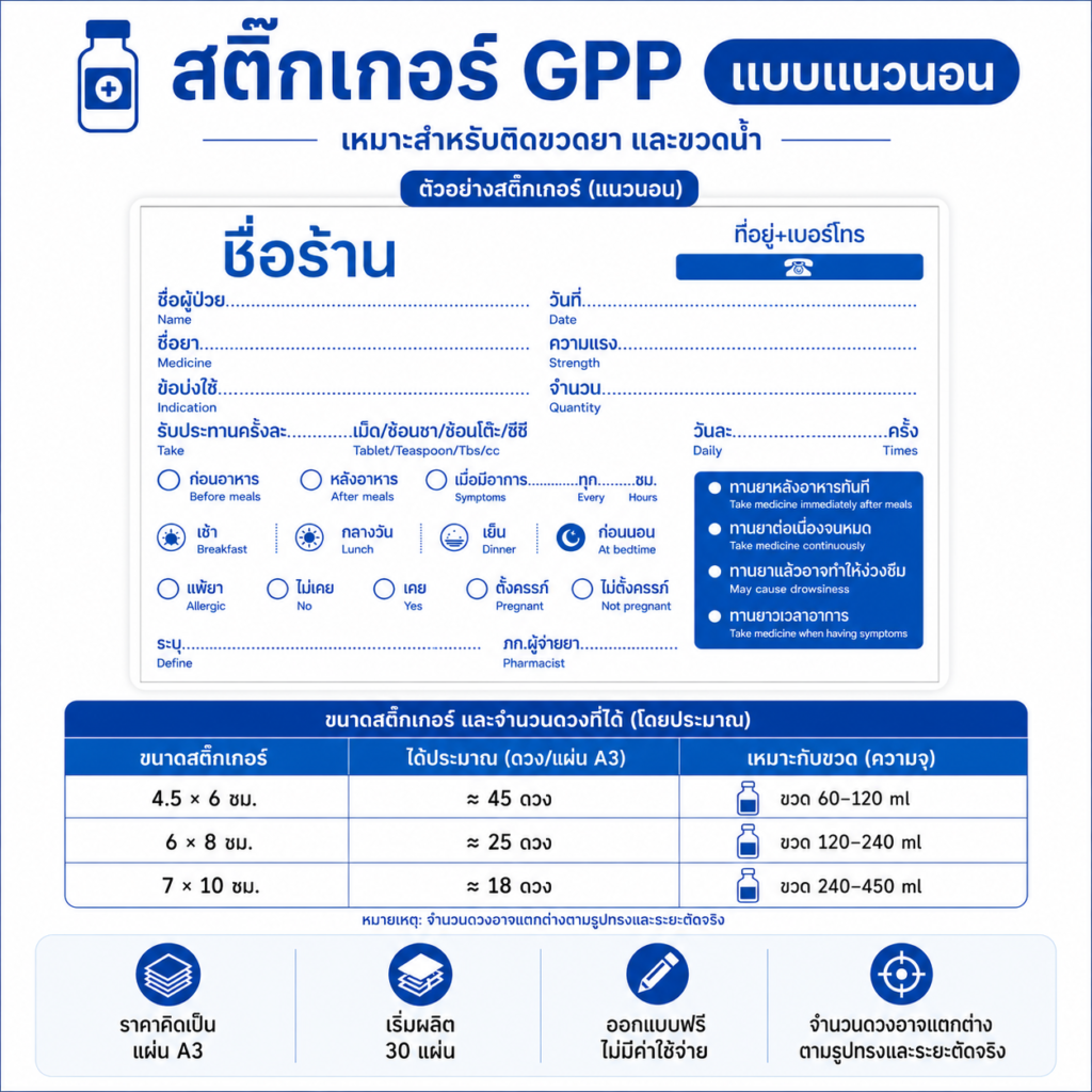 สติ๊กเกอร์ฉลากยา GPP chatgpt image jun 24, 2026, 07 13 14 pm